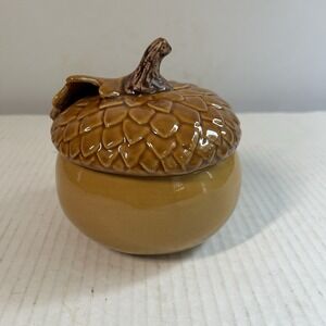 2011 Oak & Acorn Williams‎ Sonoma Thanksgiving Brown Oak Acorn Soup Bowl